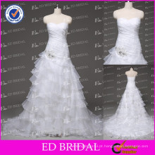 ED Bridal A-line Sweetheart Neckline Ruffles Vestidos de casamento em Dubai